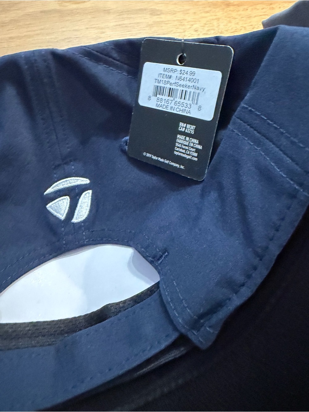 Lot of 2 - NWT- TaylorMade Baseball Caps - Blue & Gray Set - Picture 6 of 9